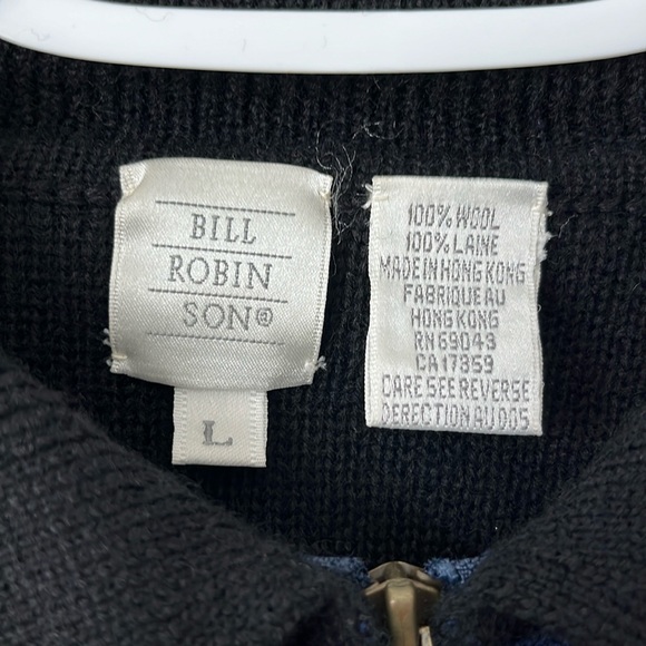 Bill Robinson Multicolour Zip Up Sweater - Picture 8 of 9
